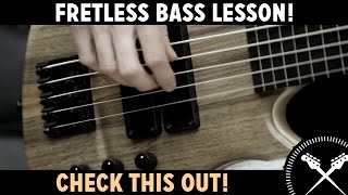 Fretless Bass Lesson with ScottsBassLessons [upl. by Rubin80]