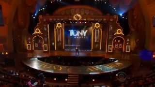 Hugh Jackman TMer hopping at Tony Awards Opening 2014 [upl. by Nosrej225]