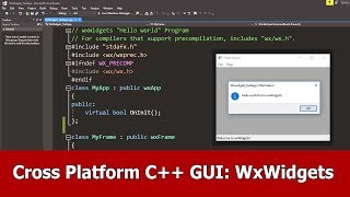 Cross Platform GUI with C and wxWidgets [upl. by Sherar633]