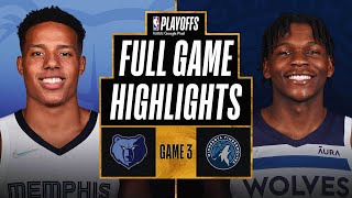 GRIZZLIES at TIMBERWOLVES  FULL GAME HIGHLIGHTS  April 21 2022 [upl. by Wesla]