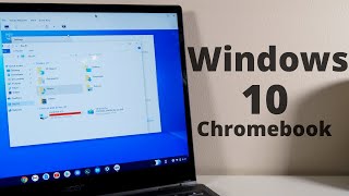 Run Windows 10 on Chromebook  2021 [upl. by Googins]