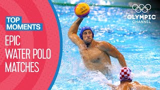 Top 10 Water Polo Matches at the Olympics  Top Moments [upl. by Yecal149]