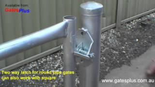 Gate Latch 2 way for round pipe and square [upl. by Chan]