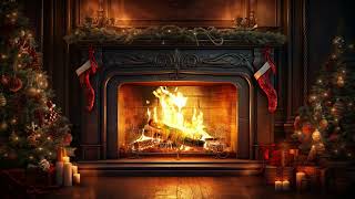 A Warm Fire This Winter Christmas  Helps Sleep Instantly  Fireplace Burning [upl. by Anoet]