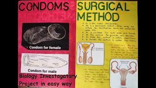 BIOLOGY INVESTIGATORY PROJECTS REPRODUCTIVE HEALTH [upl. by Noloc110]