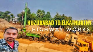 Elkathurthy Bypass work amp Huzurabad to Elkathurthy works YouTube [upl. by Normy]