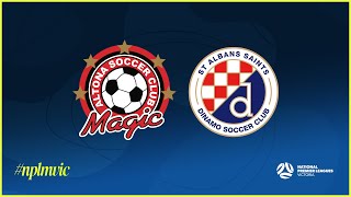 2024 NPLMVIC Altona Magic SC v St Albans Saints SC [upl. by Oralle]