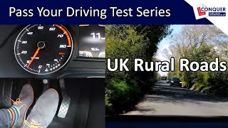 Country Road Driving Lesson in Great Britain  Rural Roads [upl. by Culbertson]