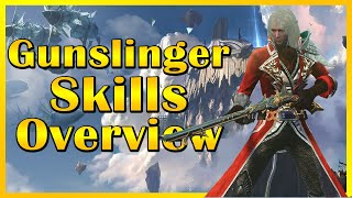 Gunslinger Skills Overview Archeage Unchained [upl. by Arratahs905]