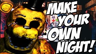 MAKE YOUR OWN NIGHT  Fazbear Studio 1 FNAF Night Creator [upl. by Egres]