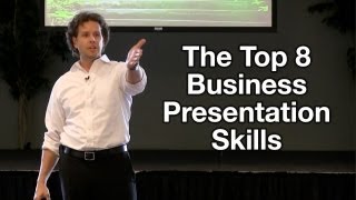 Business Presentation Tips  The Top 8 Business Presentation Skills [upl. by Hendrika]