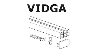 HOW TO INSTALL IKEA VIDGA RAIL TRIPLE TRACK [upl. by Mcclimans627]