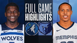 TIMBERWOLVES at GRIZZLIES  FULL GAME HIGHLIGHTS  November 26 2023 [upl. by Janeta]