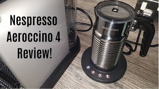 Nespresso Aeroccino 4 Milk Frother Review  Worth upgrading from the Aeroccino 3 [upl. by Tristas854]