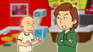 Classic Caillou misbehaves at Wendysgrounded [upl. by Brig]