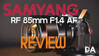 Samyang AF 85mm F14 for Canon RF Review  4K [upl. by Issiah]