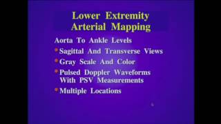 Doppler Evaluation of Peripheral Arterial Disease [upl. by Lav]