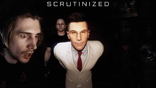 A FUN NEW SCARY GAME  xQc Plays Scrutinized  xQcOW [upl. by Nichy]