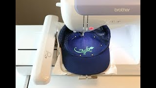 How To Machine Embroider a Hat [upl. by Megen489]