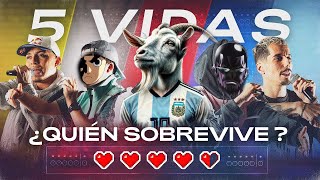 †RED BULL 5 VIDAS  VALLEST vs GAZIR LEE vs THE GOAT vs VERGO vs SKONE† [upl. by Karna]