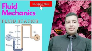 Example On Manometer Fluid Statics 04 [upl. by Niledam]