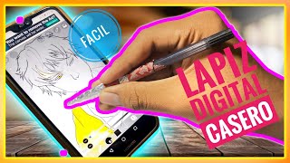 Como hacer un lapiz tactil para dibujar  Paso a Paso  Facil [upl. by Mcnelly57]