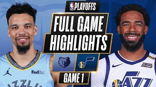 8 GRIZZLIES at 1 JAZZ  FULL GAME HIGHLIGHTS  May 23 2021 [upl. by Aneloaup]