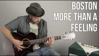 Guitar Lesson for quotMore Than a Feelingquot by Boston [upl. by Sollars68]