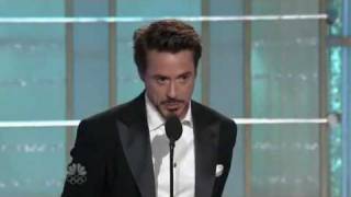 Robert Downey JrGolden Globe Awardsbest actor [upl. by Durgy]