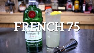 French 75 Gin Cocktail Recipe [upl. by Silvano840]