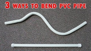 How to Bend PVC Pipe With No Tools [upl. by Worrell]