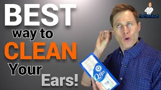 BEST Way to Clean Earwax From Your Ears  How to Use Qtips Correctly [upl. by Atinnod]