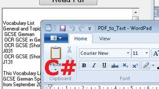 C Tutorial 52 Converting PDF to Text in C [upl. by Tila]