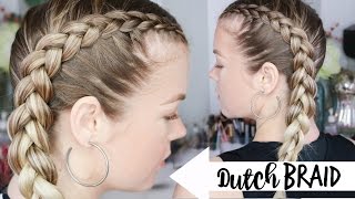 How to Dutch Braid  Braiding 101 [upl. by Juta334]