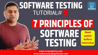 Software Testing Tutorial 5  Seven Principles of Software Testing [upl. by Chapnick]