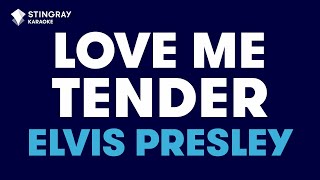 Elvis Presley  Love Me Tender Karaoke with Lyrics [upl. by Feil]