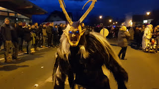 Krampuslauf 2023 Die furchteinflößende Tradition der Perchten [upl. by Htomit]