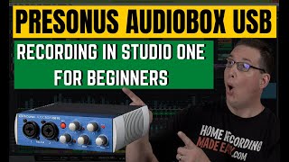 Presonus AudioBox USB  How To Get Started  For Beginners [upl. by Argyle931]