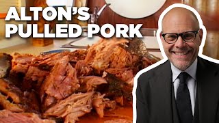 Alton Browns 5Star Pulled Pork Recipe  Good Eats  Food Network [upl. by Supen900]