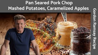 Gordon Ramsays Pork Chop PanSeared Perfectly Juicy and Flavorful [upl. by Aneert266]