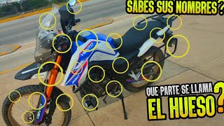 ✅ PARTES de una MOTO y ACCESORIOS Sus Nombres y Utilidad [upl. by Batista]