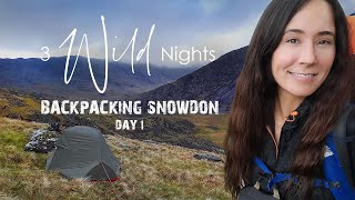 3 Wild Nights in the Mountains • A Snowdon Adventure • DAY 1 [upl. by Rainger957]