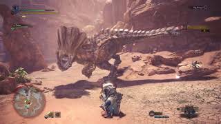 Monster Hunter World Barroth capture [upl. by Morris20]