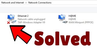 Network cable unplugged error in Windows 10  11 Fix [upl. by Avram]