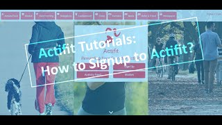 Tutorial How to Signup to Actifit [upl. by Charissa]