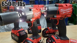 Milwaukee M18 FUEL 12quot amp 38quot MidTorque Impact Wrench Review  Beast Mode 296220 296020 [upl. by Hars]