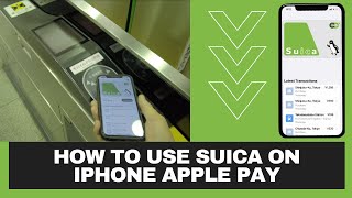 How to use Suica on iPhone Apple Pay [upl. by Zavras]