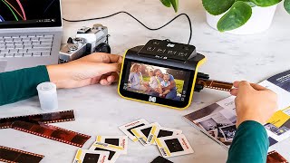 KODAK Slide N SCAN Film and Slide Scanner with Large 5” LCD Screen Convert Digital Photos [upl. by Kowatch721]