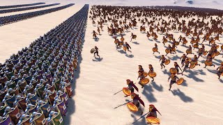 SPARTAN ARMY vs ROMAN LEGION  Ultimate Epic Battle Simulator [upl. by Malonis991]