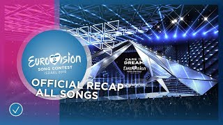 OFFICIAL RECAP All 41 songs of the 2019 Eurovision Song Contest [upl. by Epstein]